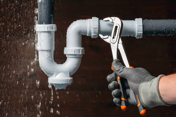 Professional Drain Cleaning technician working in Huletts Landing, NY